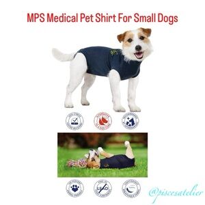 MPS Medical Blue Pet Shirt For Small Dogs, Pet Size X-Small